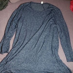 Blue long sleeve sweater